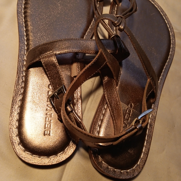 Gold sandals - Picture 4 of 5